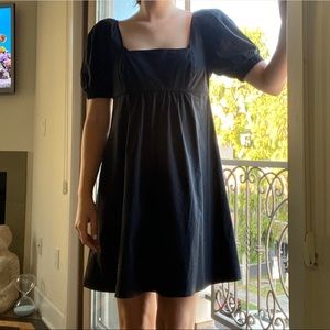 Wild Fable Black Mini Dress w/ Cap Sleeve